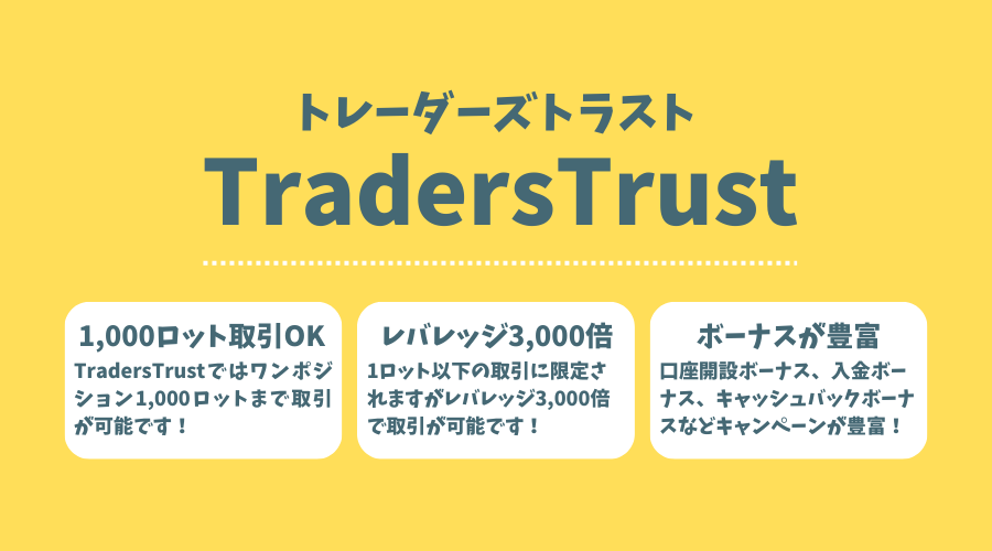 TradersTrust（トレーダーズトラスト）
