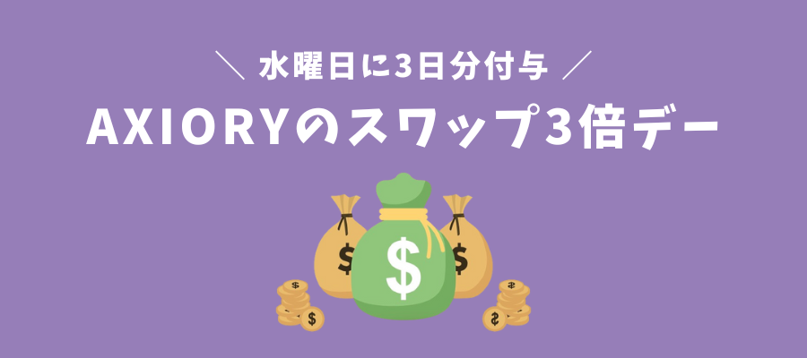 AXIORYのスワップポイント3倍デー