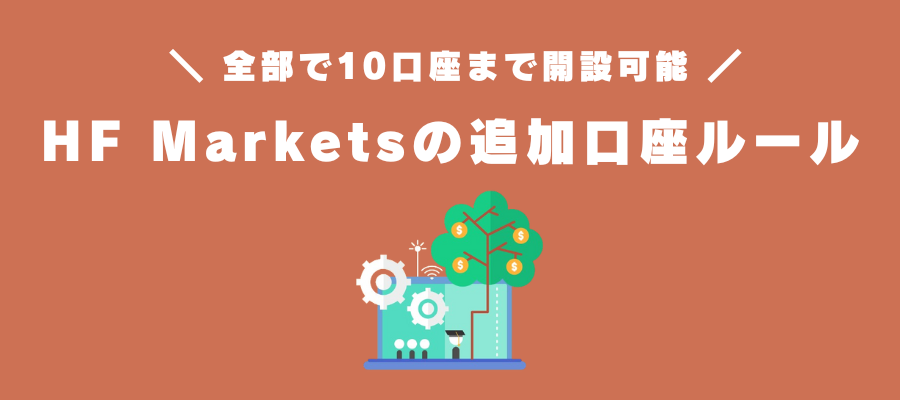 HF Marketsの追加口座ルールと注意事項